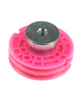 Built Tough Window Regulator Repair Cord Kit Featuring Double Roller Pulleys And Quick Swap Clamps To Bring Your Bmw 5 Series E39 Back On Track 1996 To 2004 pink pulley with metal core.