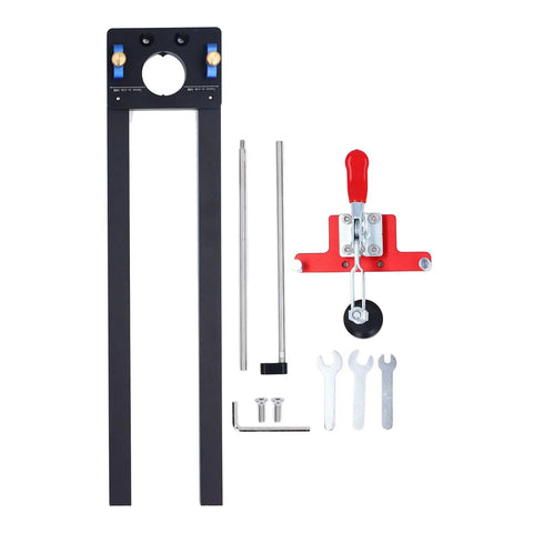 Dead On Accuracy Drawer Punch Locator And Drilling Positioner For Woodworking Projects with aluminum alloy and precision template tools.