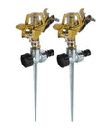 2-Pack Game Changing Garden Sprinkler With 360 Degree Rotating Irrigation System for efficient lawn farm and greenhouse watering