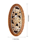 Old School Copper Drawer Knobs 5 Pack With Single Hole Cabinet Pull Handles For Kitchen And Furniture Rose Coffee Finish