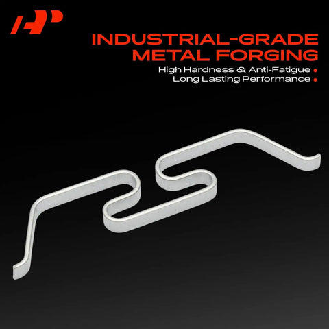 Upgrade Your Ride With A Premium Front Disc Brake Hardware Kit For Volvo Xc60 Xc90 S60 Xc40 And More 2016 To 2022 Models Featuring Rock Solid Durability And Smooth Performance That Keeps You Safe On The Road. silver metal brake clips