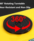 360 degree rotating tray of Heavy Duty P U Roller Machinery Skate Dolly showcasing wear-resistant design for moving equipment.