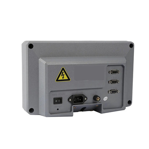 Back view of Pro Grade 3 Axis Lathe And Milling DRO Digital Readout For CNC Machines with ports and power connector.