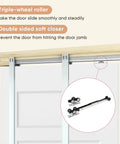36 By 80 Inch Sliding Pocket Door Kit With Track Hardware And Frame, White Paintable Door Slab Included, Soft Close Mechanism shown