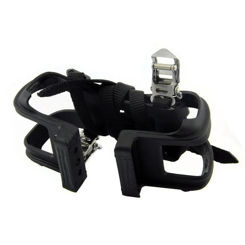 Toe Clip Straps For Bike Pedals, Universal Fit Cycling Toe Cages For MTB And Road Bikes, Lightweight Nylon Pedal Clips