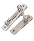 Heavy Duty Stainless Steel Pivot Hinge For Concealed Door Installations With 360 Degree Rotation Thickened Shaft 300 Lbs Load Bearing