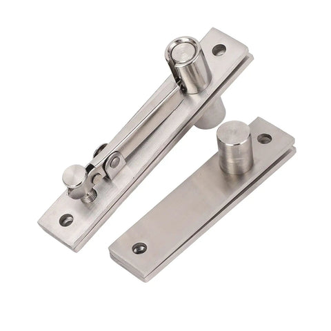 Heavy Duty Stainless Steel Pivot Hinge For Concealed Door Installations With 360 Degree Rotation Thickened Shaft 300 Lbs Load Bearing
