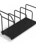 Beefy Carton Stand With Wheels Heavy Duty 500Lb Cardboard Box Storage Rack Rolling Carton Organizer With Adjustable Sections