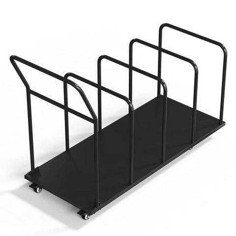 Beefy Carton Stand With Wheels Heavy Duty 500Lb Cardboard Box Storage Rack Rolling Carton Organizer With Adjustable Sections