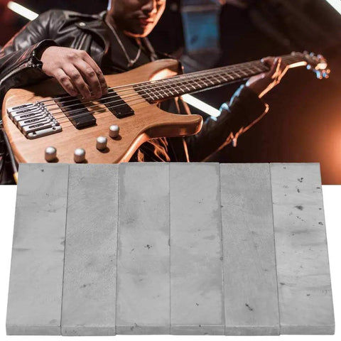 Premium Alnico 5 Silver Pickup Bar Magnets For Electric Guitar Upgrades Six Professional Grade Interchangeable Kits To Amp That Tone And Rock Out With Perfect Sound Replacement, six silver bar magnets for electric guitar pickups