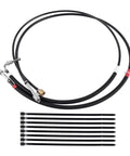 Ultimate Fuel Line Kit For Chevy Gmc 4.3L 5.0L 5.7L 7.4L C/K 1500/2500 Trucks 88-96 Total TBI Supply Return Hose Upgrade Complete Set fuel lines with zip ties