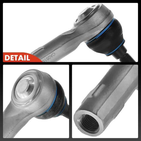 Beefed Up Front Outer Tie Rod End Replacement For Audi Q7 2007 2015 Porsche Cayenne 2003 2016 VW Touareg 2004 2017 Left Or Right Side Front Suspension Repair To Fix Uneven Tire Wear Smooth Steering Response And Long Lasting Durability, metal tie rod end