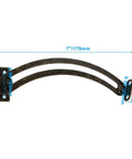 Bronze 7 Inch Spring Lid Support Hinge With Screws Left And Right Hand Adjustable Folding Metal Brace Hinges side view