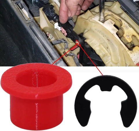 Installing Upgraded Shifter Cable Bushing Kit For Toyota Sienna And Nissan Altima Replaces 33820-08020 33820-02131