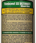 Premium Tan Wood Glue Offering Heavy Duty Grip For Diy Builders Waterproof And Fast Curing Formula Non Toxic Adhesive For Workshop Projects That Bonds Solid And Survives The Elements 16 Oz bottle with green cap and detailed label.