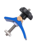 Beefy Woodworking T Slot Clamp With T Track Hold Down Screw Blue Quick Act Carpenter Clamp for woodworking and sliding groove use