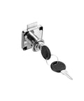 Heavy Duty Cabinet Drawer Locks With Keys Four Pack Snug And Secure Three Quarter Inch Cylinder showing lock with two keys