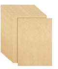 Baltic birch plywood sheets, 12-pack, unfinished, 16 x 12 x 1/16 in, front view