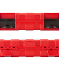 Red carrying case for 1/2 Inch Drive Deep Impact Lug Nut Socket Set With Case Beefy Nine Piece Inch And Metric Deep Sockets