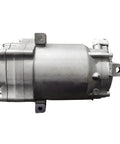 Plug And Play Electric AC Compressor For Nissan Leaf EV High Voltage Direct Swap Scroll Type OE 926001MG0A side view showing metal body and mounting points.