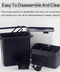Premium Top Shelf Automatic Electric Knock Box parts including detachable brush and waste containers for easy cleaning.