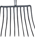 10 Tines Forged Seed Fork With Fiberglass Handle For Rugged Heavy Duty Farm And Garden Use One Piece Tines And Head Weather Resistant Ensilage Fork Made In USA