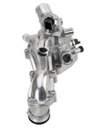 Thermostat With Housing Assembly For 2007-2013 Mini Cooper Countryman - Replacement Part, Plug-And-Play Install, angled view