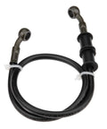 Braided Stainless Steel Motorcycle Brake Line 60cm 23.6in Hydraulic Clutch Oil Pipe Replacement For ATV Dirt Bike Pit Bike