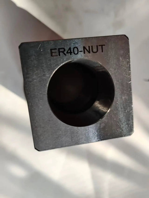 ER40 Quad Chuck System With Four-Sided Square Block For Rock-Solid Stability, Requires ER40 Collet Chuck Fitment For Secure Tool Holding