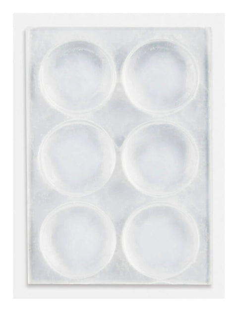 Clear Self Adhesive Cabinet Bumper Pads 40 Pack Half Inch Round Rubber Door Bumpers Noise Dampening and Scratch Protection