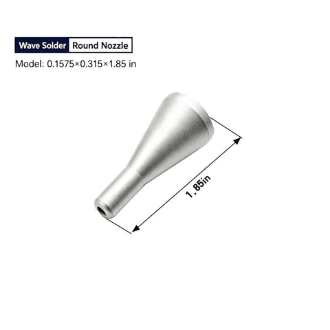Conical Selective Wave Soldering Nozzle For PCB Replacement Pro Grade Accessory In Anti Corrosion Stainless Steel 1.85 in