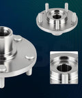 Front view of Wheel Bearing Hub Assembly Drop In Direct Fit For Hyundai Elantra 2011 2012 Veloster 2012 And Kia Forte 2014 2018