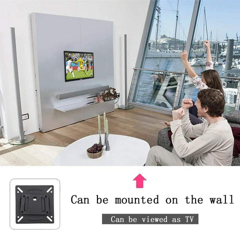 People watching 14 Inch Portable All In One Security Monitor With 1024x768 LCD 4:3 TFT Panel in a living room setting