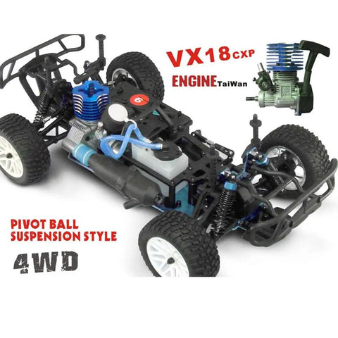 1 To 10 Scale Nitro RC Truck 4WD Off Road Beast For Adults Two Speed Remote Control Car With Methanol Fuel Power Igniter frame