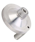 Aluminum Alloy Hand Wheel Crank With 0-1mm Scale, 80mm Diameter, shown with clear precision markings and smooth design