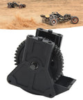 Rock Solid Two Speed Gearbox With Corrosion Resistant Transmission Case For RC Cars, black, 58 x 56 x 45mm, fits 1/10 scale vehicles.
