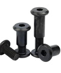 Stainless Steel 304 Beveled Hex Socket Head Locking Screws and Nuts Kit for Plywood Furniture Projects, 40 Sets, Durable Fasteners