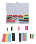 Solid Omabeta 164pc Heat Shrink Tubing Kit Durable Insulation Wrap For Electrical Wire Maintenance Polyolefin Assortment Sizes 1mm To 14mm in organizer box
