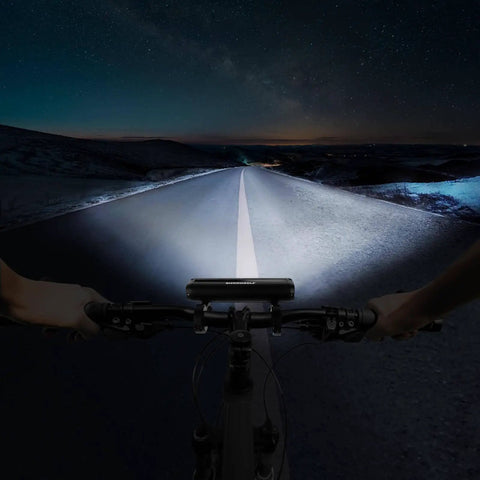 Ultra Bright 6 LED Bike Light With Five Modes IPX5 Waterproof Type C Rechargeable Front Headlight For Night Riding On Mountain Roads And City Commutes Perfect For Adults And Kids