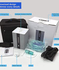 Portable 2 In 1 Hydrogen Inhaler And Water Generator For Home Car Travel With 99.99 Percent Purity H2 Includes Components