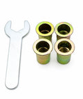 RuiJOTWAT 4Pcs Caster Wheels for Oil-Filled Radiators Swivel Casters with Brakes Easy Installation Replacement Wheels with installation tool.