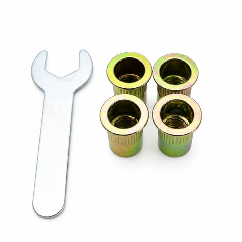 RuiJOTWAT 4Pcs Caster Wheels for Oil-Filled Radiators Swivel Casters with Brakes Easy Installation Replacement Wheels with installation tool.