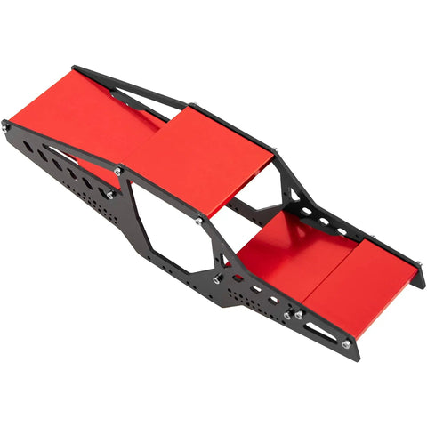Aluminum Chassis Frame Kit With Rocks Cage Body Shell Made For Axial SCX24 90081 AXI00001 AXI00002 AXI00005 AXI00006 RC Crawler Upgrade Parts