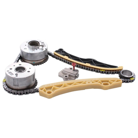 Get Your Hyundai Or Kia Motor Running Like New With This Heavy Duty Timing Chain Kit Including Tensioner Guide VVT Gears for tight engine fit.