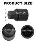 Kick The F Type Lug Nut Lock Down With This Special Steel Tool Kit For Safe Dismantling And Installing Anti Theft Security Wheel Nuts On Your Car Today 20mm steel F-type lug nut lock, 4cm long