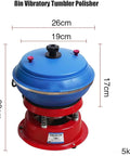 Vibration Drum Polisher Kit For Metal Parts Gemstones Jade Auto Parts And Jewelry High Frequency Tumble Polisher