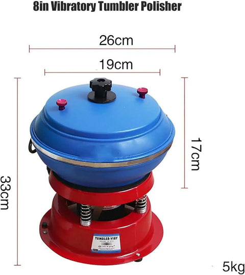 Vibration Drum Polisher Kit For Metal Parts Gemstones Jade Auto Parts And Jewelry High Frequency Tumble Polisher