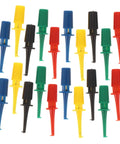 20 Pcs Colorful Test Clip Multimeter Probes Set for Electrical Testing Includes Red Green Blue Yellow Clips and Stable Grabbers