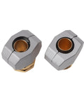 Heavy Duty Hose Repair End Fittings Connectors For 3/4 And 5/8 Inch Hoses, Quick Fix Aluminum And Zinc Alloy With Clamps, 4 Pack