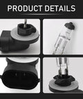 2 Pack 88127W 12V Halogen Car Bulbs For Low Beam And High Beam Quartz Glass Built Tough Heat Proof Easy Plug Replacement Parts